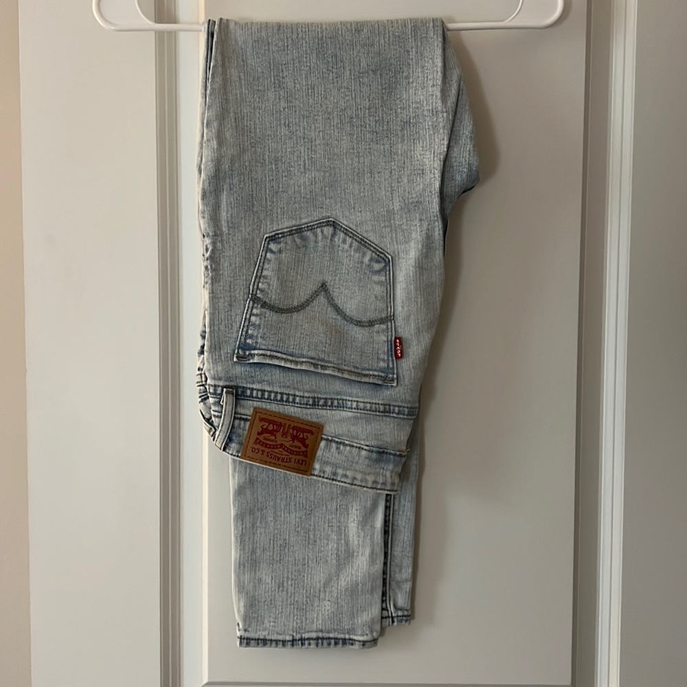 Levi’s acid wash 711 skinny jeans